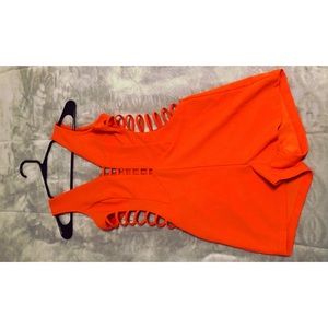 Tangerine romper